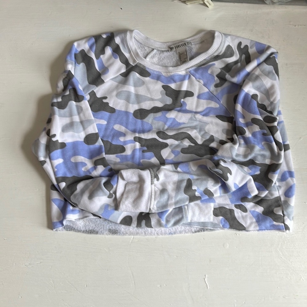 Forever 21 Camo Crop Top